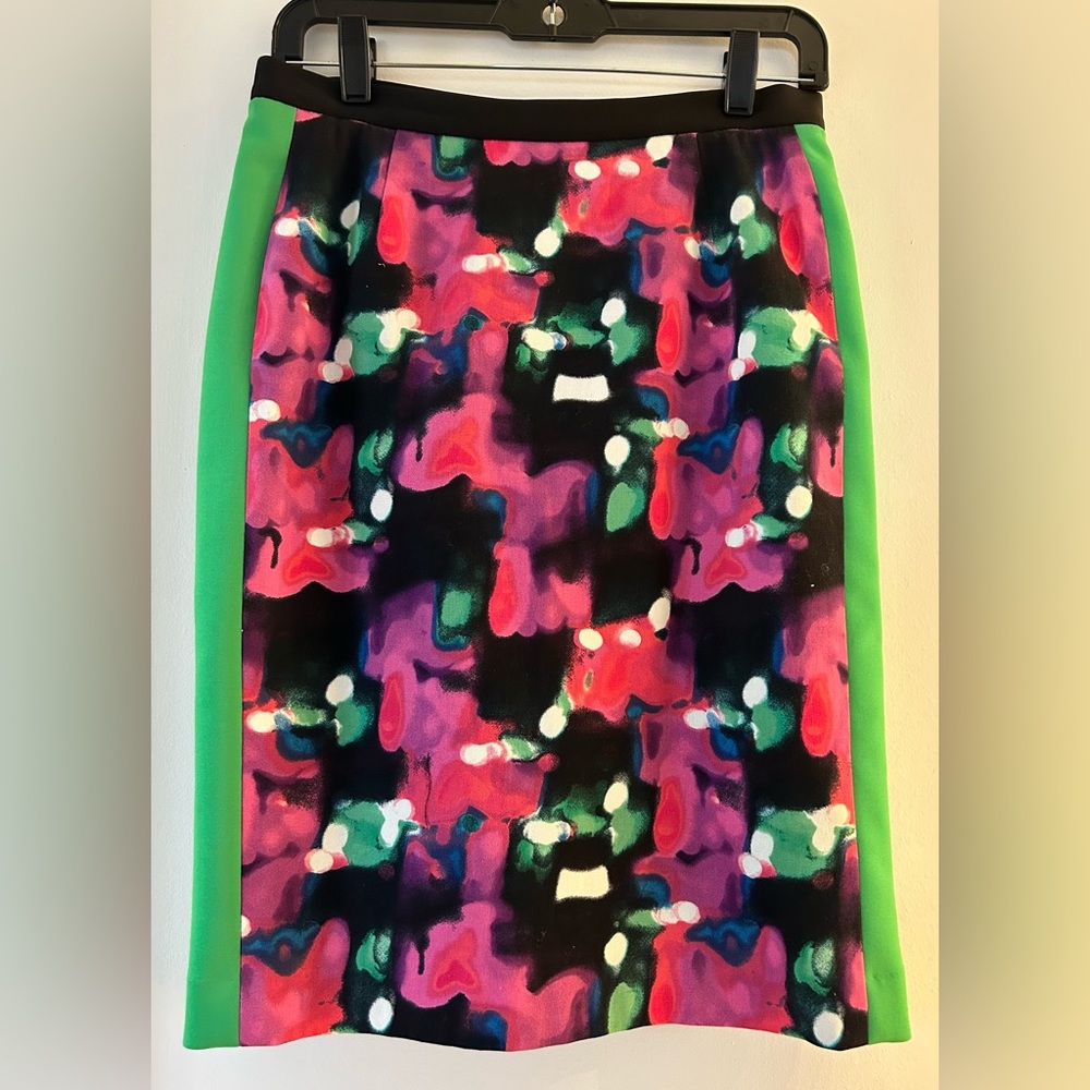 Isaac Mizrahi multi color pencil skirt